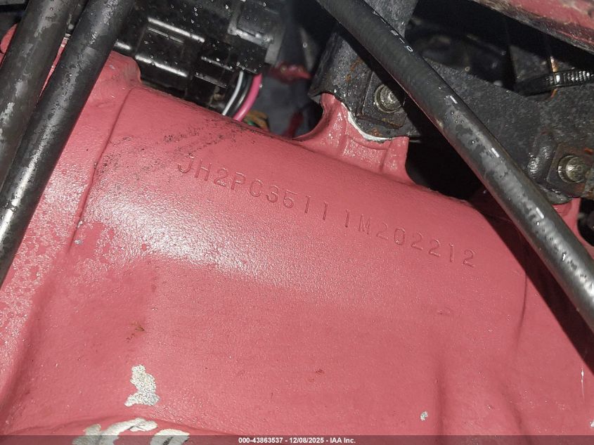 2001 Honda Cbr600 F4 VIN: JH2PC35111M202212 Lot: 43863537