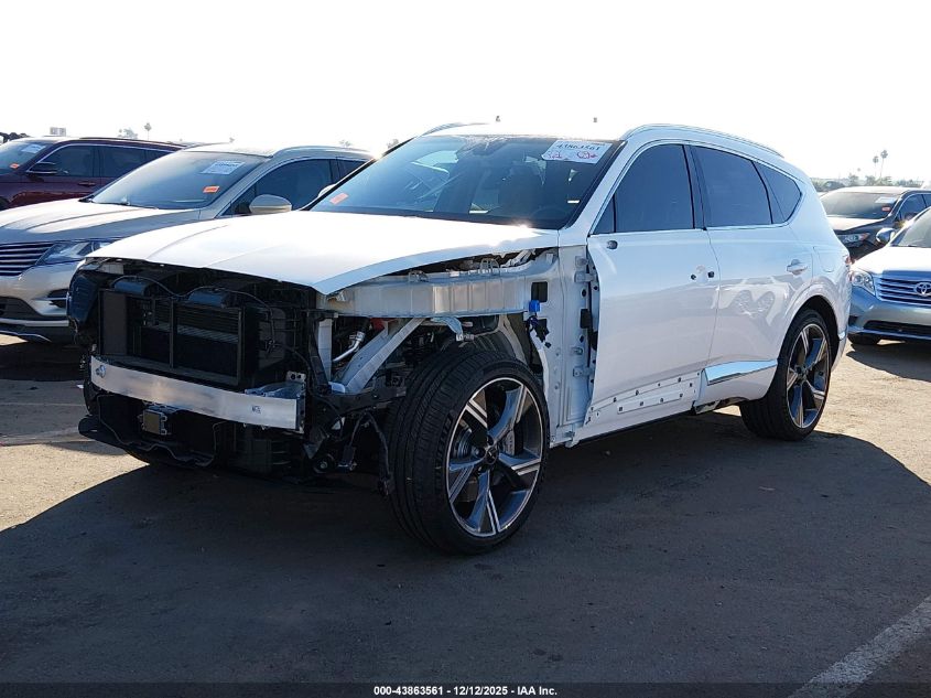 2026 Genesis Gv80 3.5T Prestige Awd VIN: KMUHEESC1TU302996 Lot: 43863561