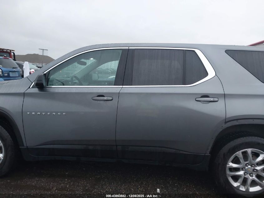 2021 Chevrolet Traverse Awd Ls VIN: 1GNEVFKW6MJ214378 Lot: 43863582
