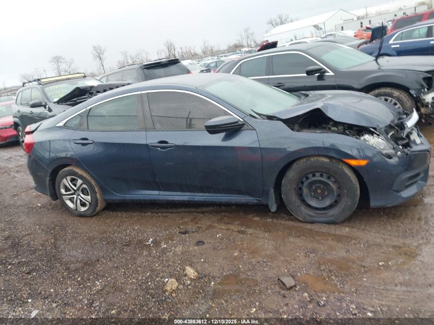 2017 Honda Civic Lx VIN: 19XFC2F55HE025317 Lot: 43863612