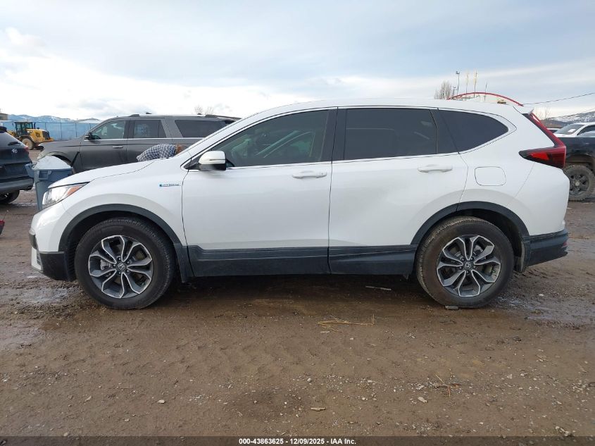 2021 Honda Cr-V Hybrid Ex-L VIN: 7FART6H81ME005747 Lot: 43863625