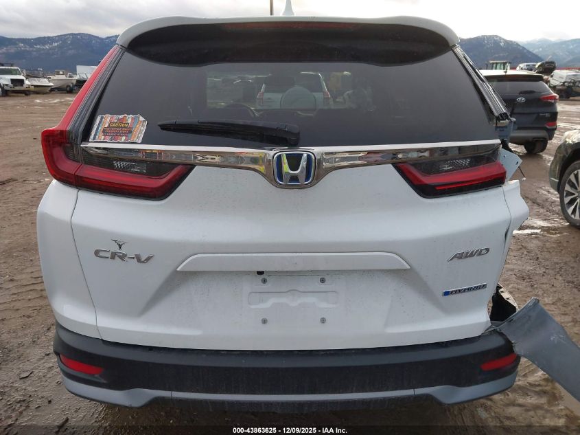 2021 Honda Cr-V Hybrid Ex-L VIN: 7FART6H81ME005747 Lot: 43863625