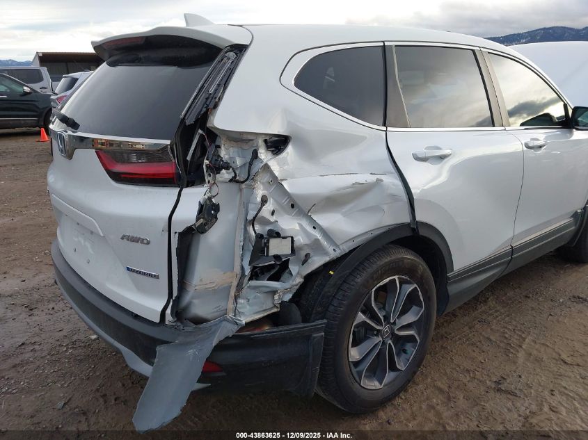 2021 Honda Cr-V Hybrid Ex-L VIN: 7FART6H81ME005747 Lot: 43863625