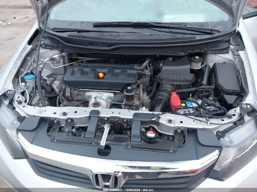 2012 Honda Civic Ex VIN: 19XFB2F87CE002353 Lot: 43863631