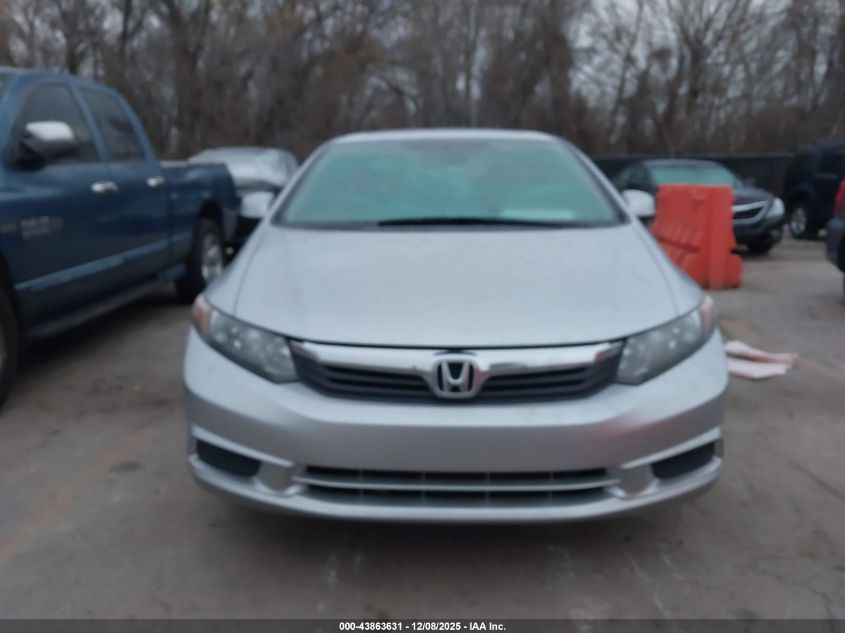 2012 Honda Civic Ex VIN: 19XFB2F87CE002353 Lot: 43863631