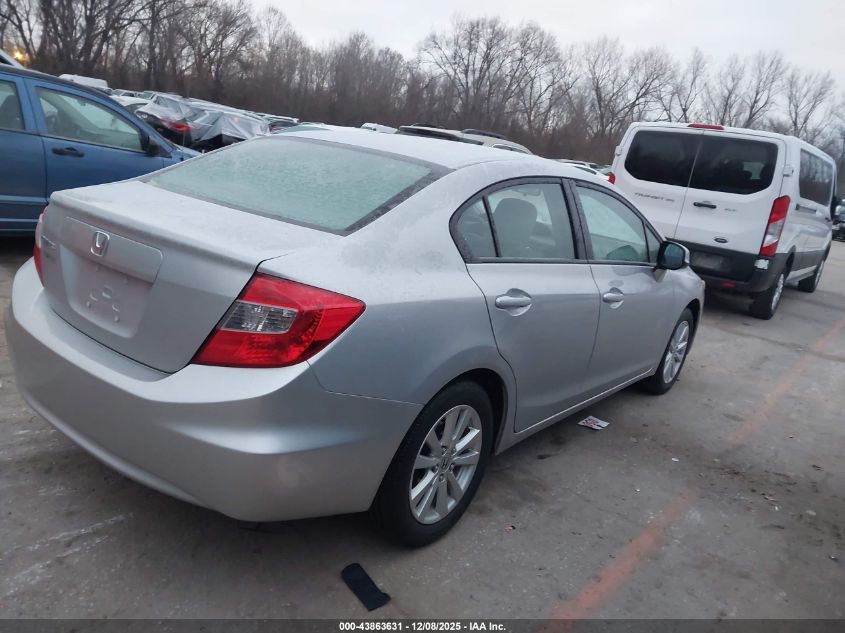 2012 Honda Civic Ex VIN: 19XFB2F87CE002353 Lot: 43863631