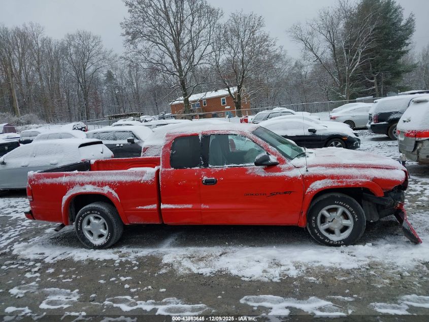 1998 Dodge Dakota Slt/Sport VIN: 1B7FL22P3WS538986 Lot: 43863646