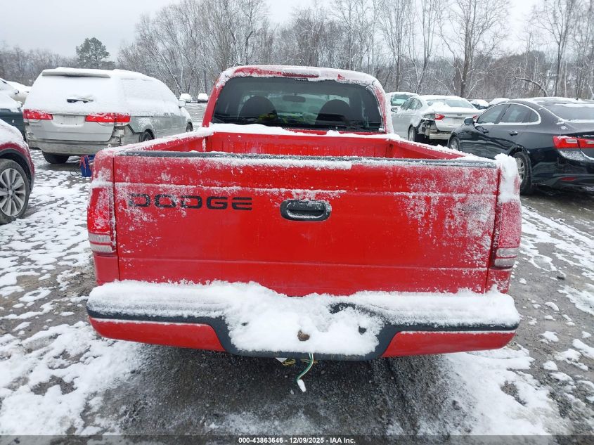 1998 Dodge Dakota Slt/Sport VIN: 1B7FL22P3WS538986 Lot: 43863646