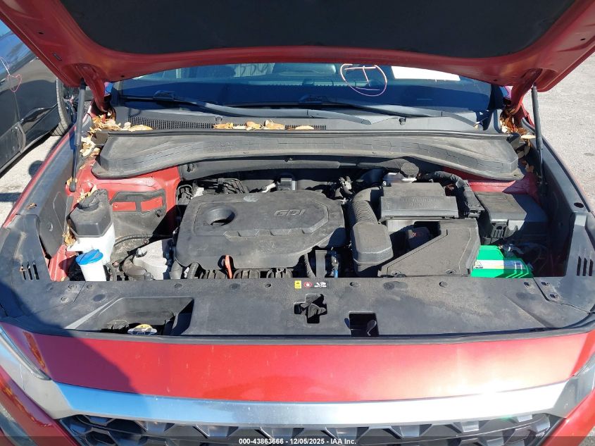 2020 Hyundai Santa Fe Sel VIN: 5NMS33AD3LH175334 Lot: 43863666