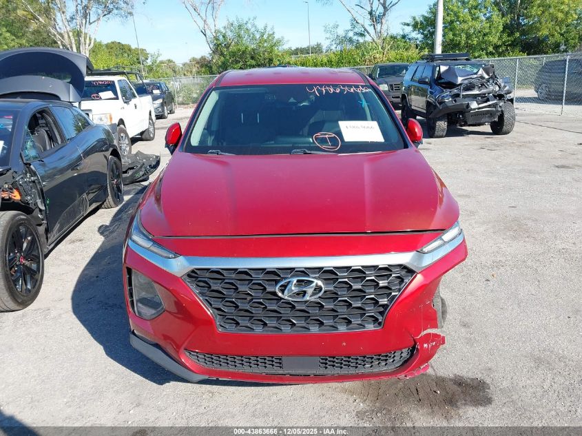 2020 Hyundai Santa Fe Sel VIN: 5NMS33AD3LH175334 Lot: 43863666