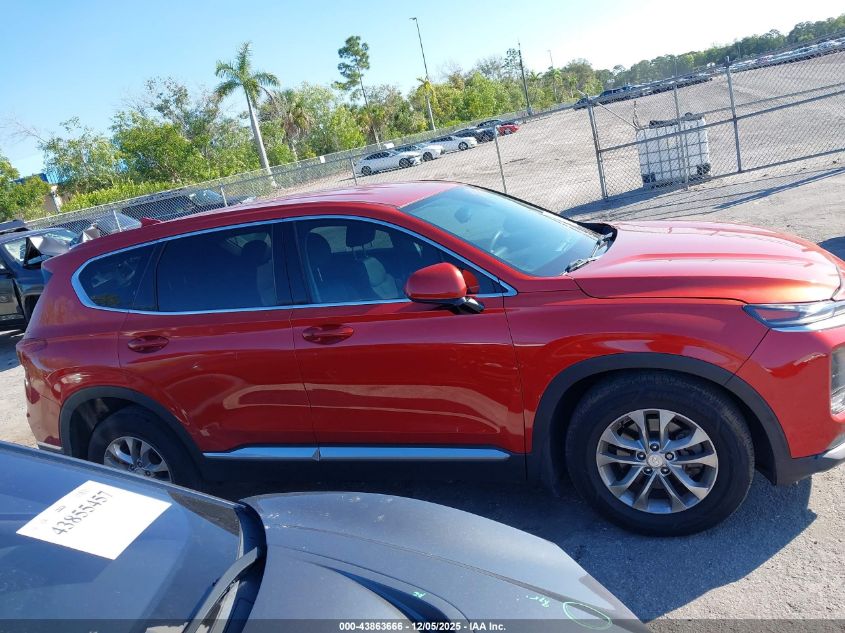 2020 Hyundai Santa Fe Sel VIN: 5NMS33AD3LH175334 Lot: 43863666