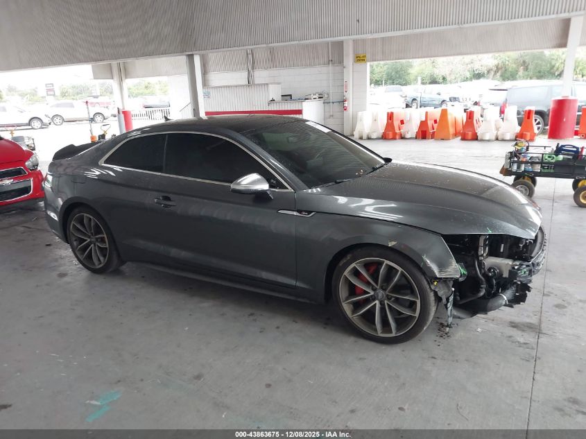 2018 Audi S5 3.0T Premium Plus VIN: WAUP4AF53JA002796 Lot: 43863675