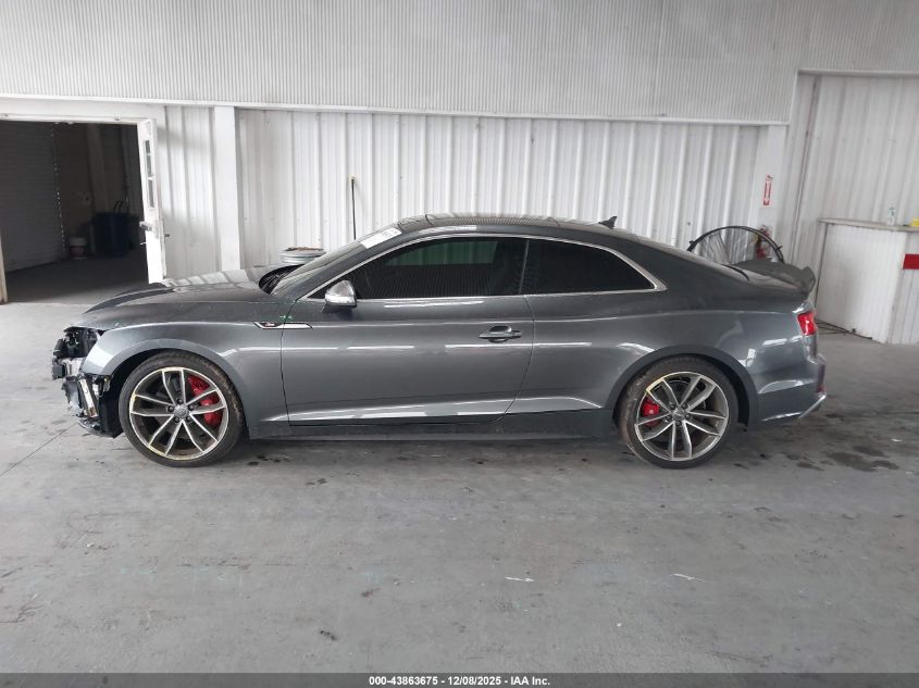 2018 Audi S5 3.0T Premium Plus VIN: WAUP4AF53JA002796 Lot: 43863675