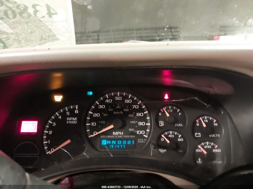 2002 Chevrolet Silverado 1500 Lt VIN: 2GCEK19T321269748 Lot: 43863723