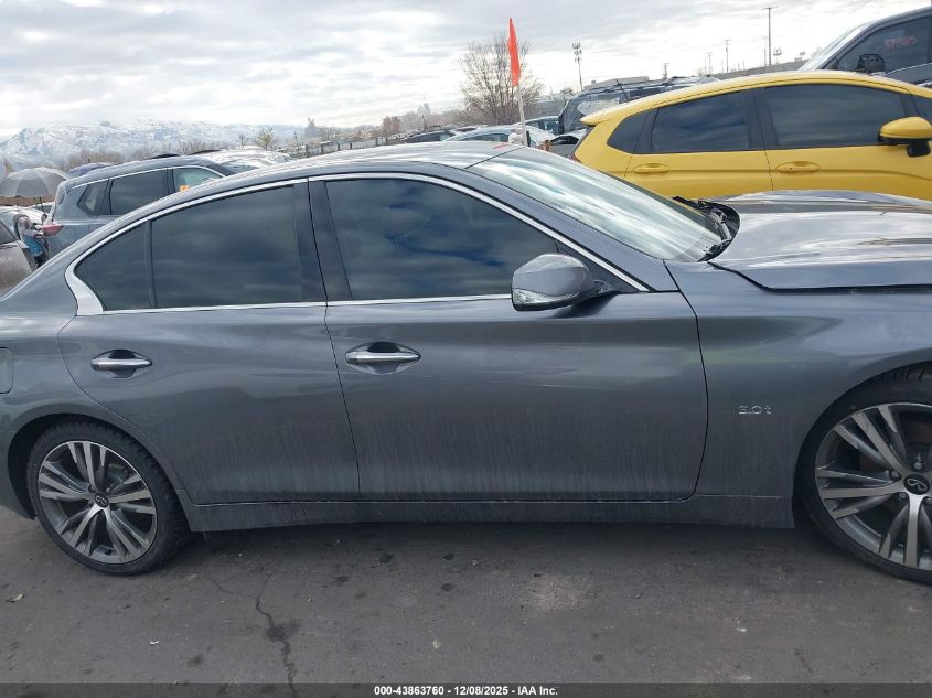 2019 Infiniti Q50 3.0T Luxe/3.0T Signature Edition/3.0T Sport VIN: JN1EV7AR2KM592917 Lot: 43863760