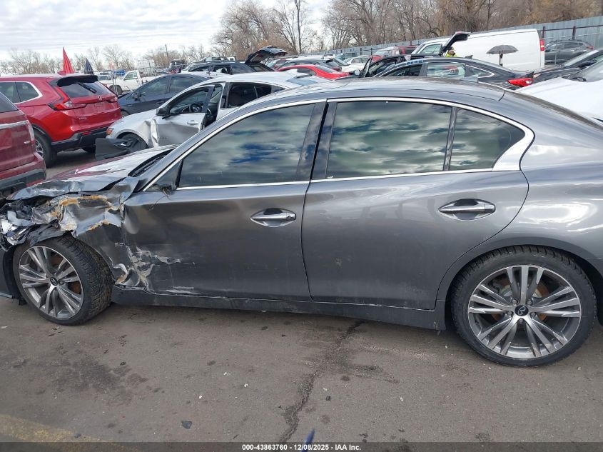 2019 Infiniti Q50 3.0T Luxe/3.0T Signature Edition/3.0T Sport VIN: JN1EV7AR2KM592917 Lot: 43863760