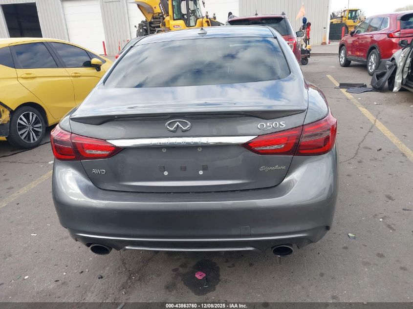 2019 Infiniti Q50 3.0T Luxe/3.0T Signature Edition/3.0T Sport VIN: JN1EV7AR2KM592917 Lot: 43863760