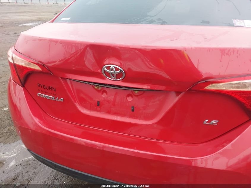 2018 Toyota Corolla Le VIN: 2T1BURHE4JC066169 Lot: 43863761