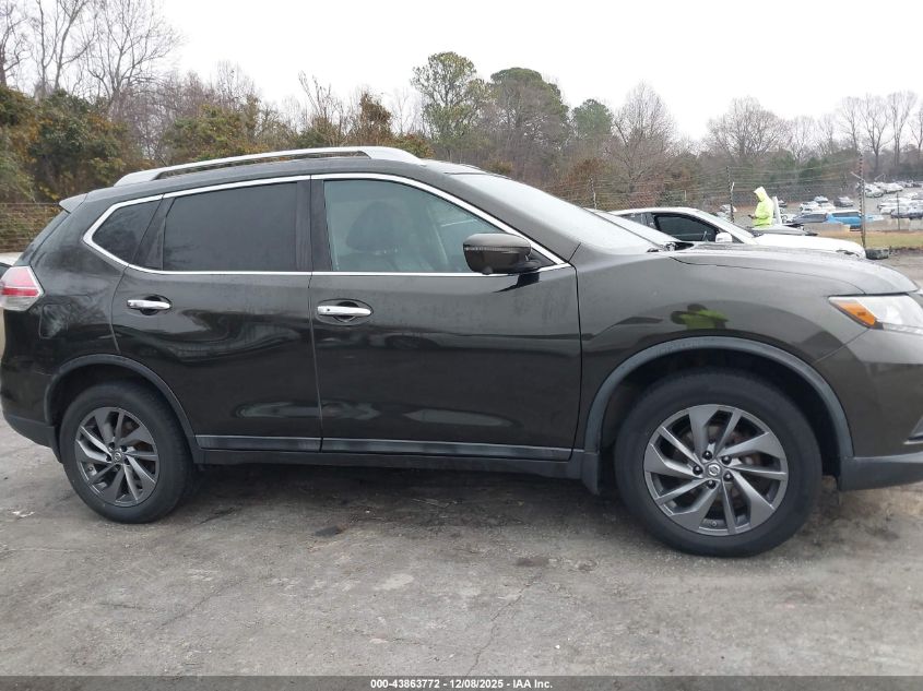 2016 Nissan Rogue Sl VIN: 5N1AT2MVXGC791459 Lot: 43863772