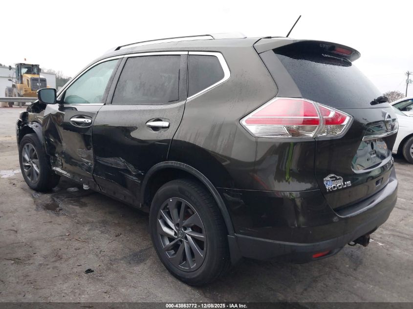 2016 Nissan Rogue Sl VIN: 5N1AT2MVXGC791459 Lot: 43863772