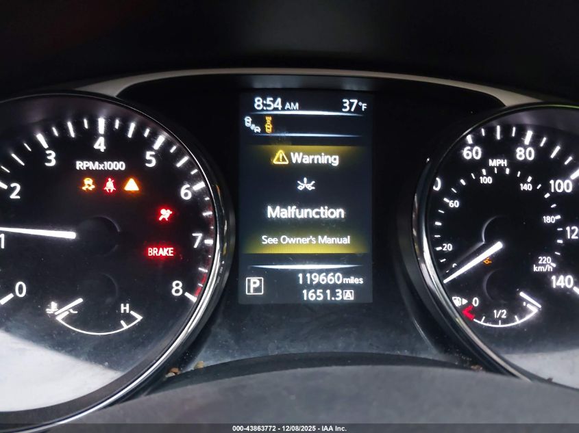 2016 Nissan Rogue Sl VIN: 5N1AT2MVXGC791459 Lot: 43863772