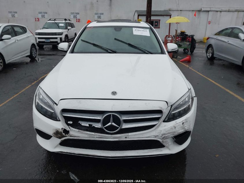 2021 Mercedes-Benz C 300 4Matic VIN: W1KWF8EB7MR647696 Lot: 43863823