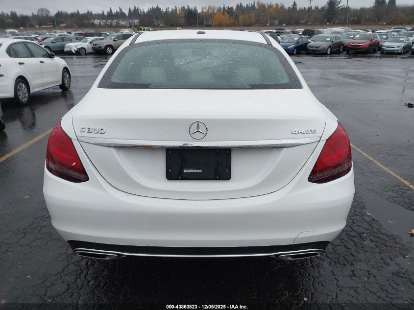 2021 Mercedes-Benz C 300 4Matic VIN: W1KWF8EB7MR647696 Lot: 43863823