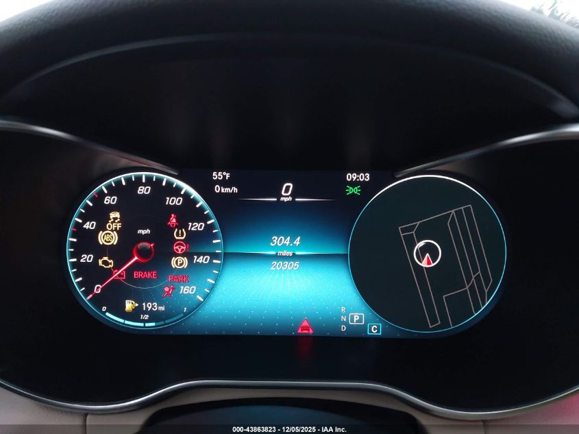 2021 Mercedes-Benz C 300 4Matic VIN: W1KWF8EB7MR647696 Lot: 43863823