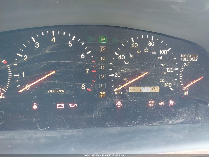 1999 Lexus Es 300 VIN: JT8BF28G1X5056092 Lot: 43863854