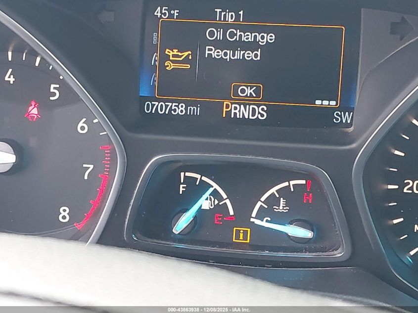 2019 Ford Escape S VIN: 1FMCU0F74KUB62078 Lot: 43863938