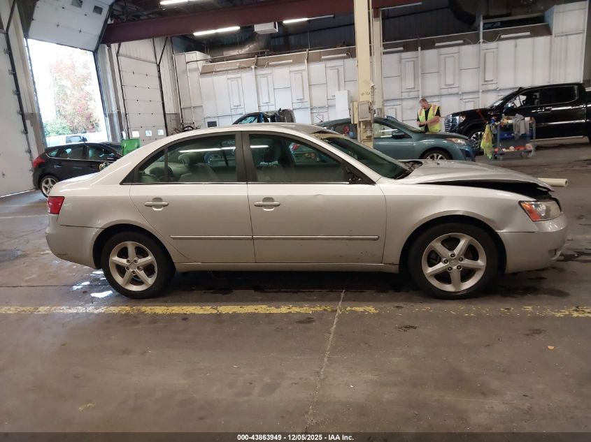 2007 Hyundai Sonata Limited/Se V6 VIN: 5NPEU46F77H172956 Lot: 43863949