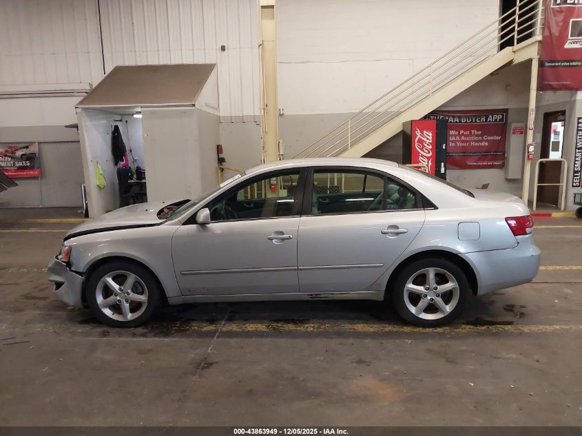 2007 Hyundai Sonata Limited/Se V6 VIN: 5NPEU46F77H172956 Lot: 43863949