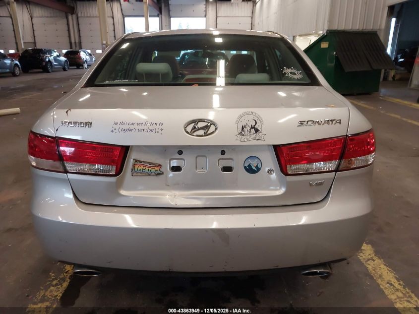 2007 Hyundai Sonata Limited/Se V6 VIN: 5NPEU46F77H172956 Lot: 43863949