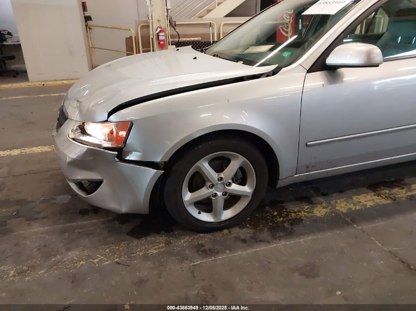 2007 Hyundai Sonata Limited/Se V6 VIN: 5NPEU46F77H172956 Lot: 43863949