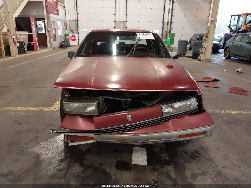 1989 Oldsmobile Cutlass Calais Sl VIN: 1G3NT54D5KM205705 Lot: 43863965