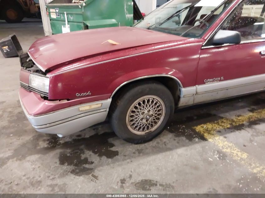 1989 Oldsmobile Cutlass Calais Sl VIN: 1G3NT54D5KM205705 Lot: 43863965