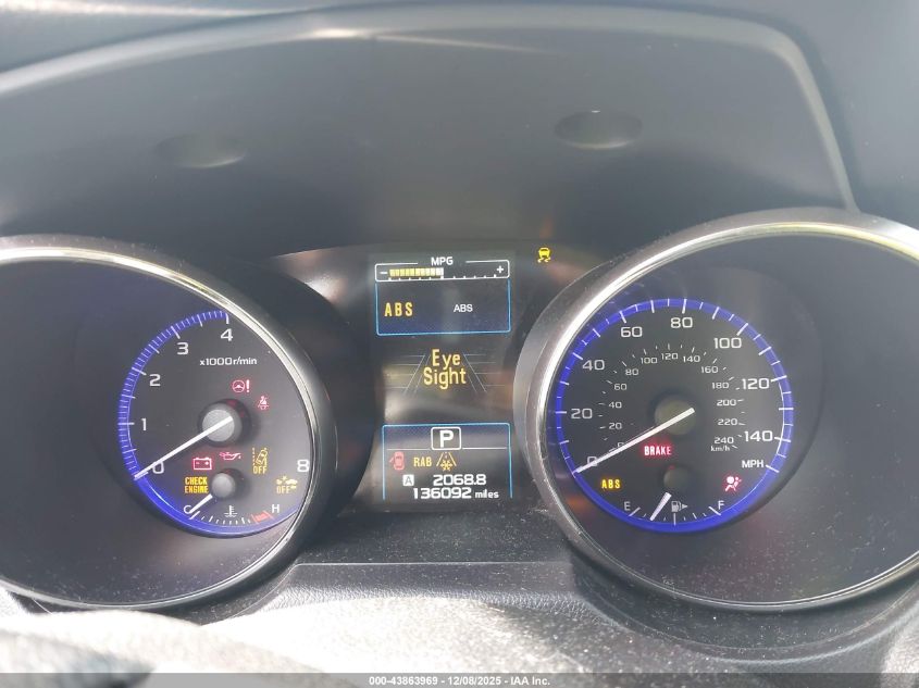 2017 Subaru Outback 2.5I Limited VIN: 4S4BSANC9H3312755 Lot: 43863969