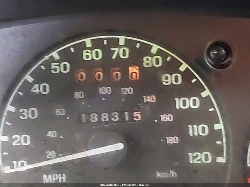 2000 Ford Ranger Xl/Xlt VIN: 1FTYR10C3YPA13577 Lot: 43863975