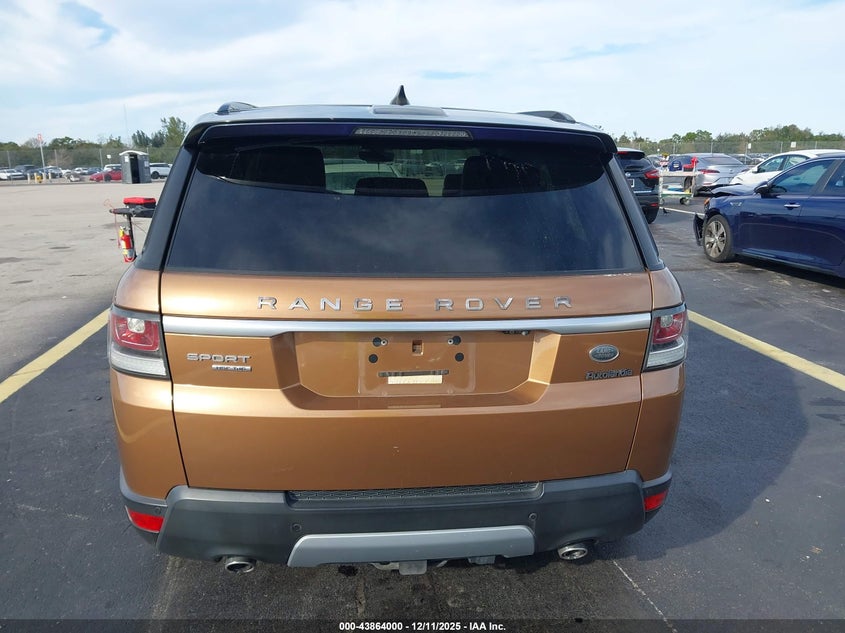 VIN SALWR2FK5HA674129 2017 LAND ROVER RANGE ROVER SPORT 3.0L V6 TURBOCHARGED DIESEL HSE TD6