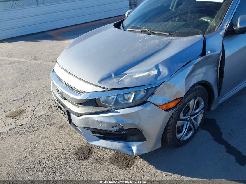 2018 Honda Civic Lx VIN: 2HGFC2F5XJH605805 Lot: 43864053