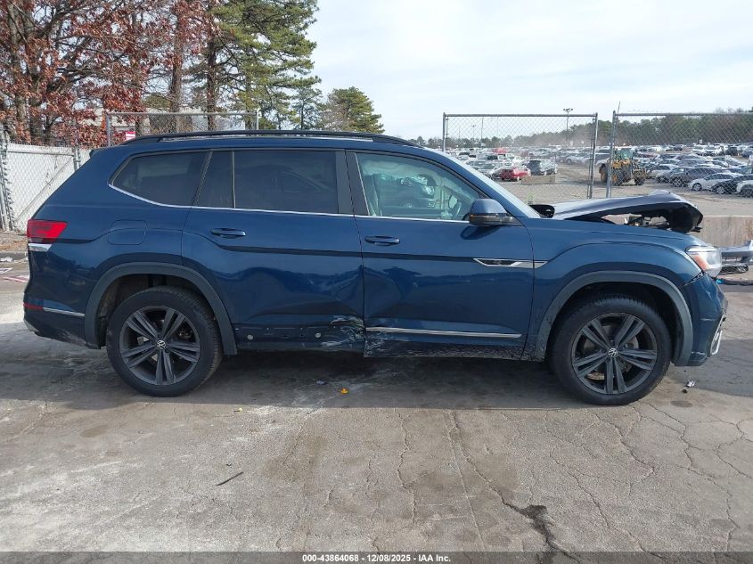 2021 Volkswagen Atlas 3.6L V6 Se W/Technology R-Line VIN: 1V2NR2CA3MC562568 Lot: 43864068