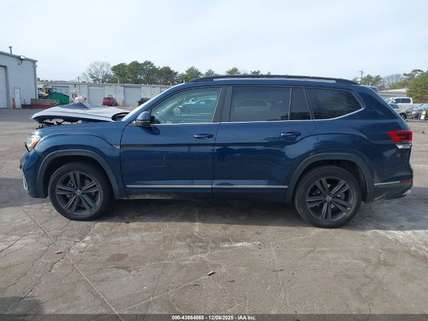 2021 Volkswagen Atlas 3.6L V6 Se W/Technology R-Line VIN: 1V2NR2CA3MC562568 Lot: 43864068