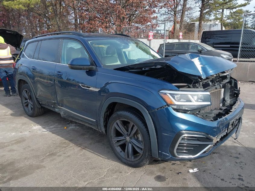 2021 Volkswagen Atlas 3.6L V6 Se W/Technology R-Line VIN: 1V2NR2CA3MC562568 Lot: 43864068