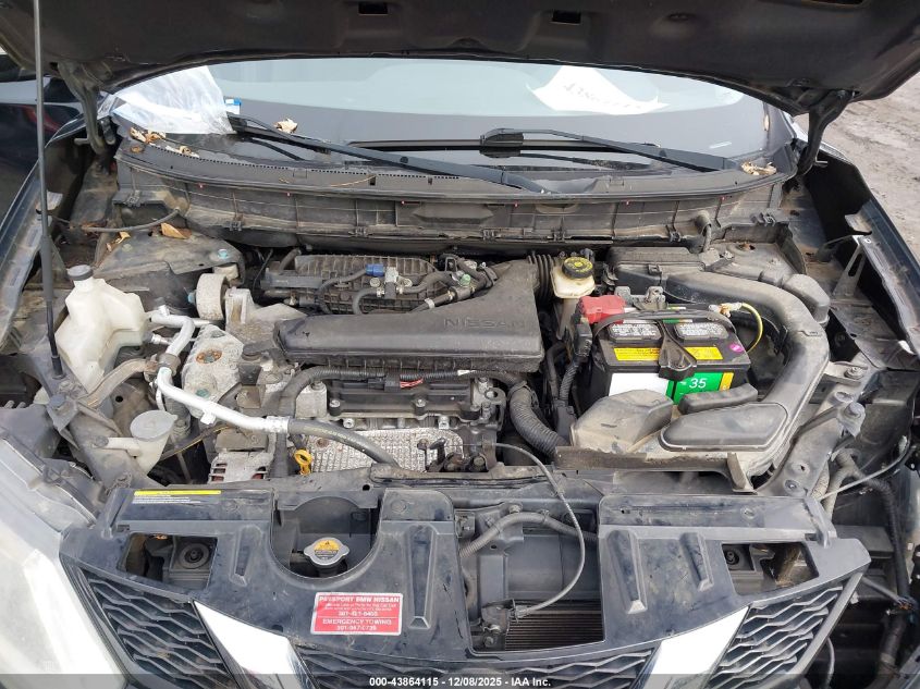 2015 Nissan Rogue Sv VIN: KNMAT2MV6FP556617 Lot: 43864115