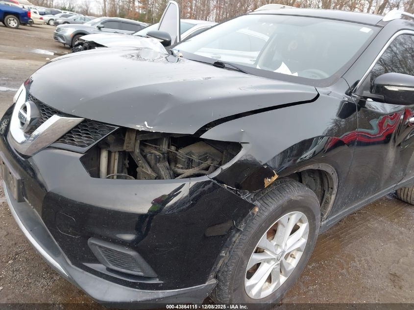 2015 Nissan Rogue Sv VIN: KNMAT2MV6FP556617 Lot: 43864115