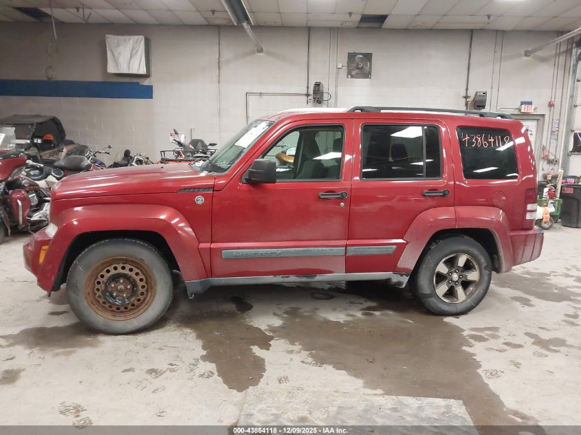 2008 Jeep Liberty Sport VIN: 1J8GN28K78W159939 Lot: 43864118