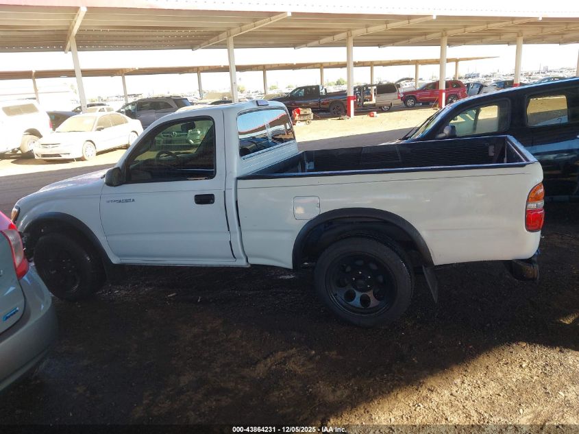 2004 Toyota Tacoma VIN: 5TENL42N94Z394312 Lot: 43864231