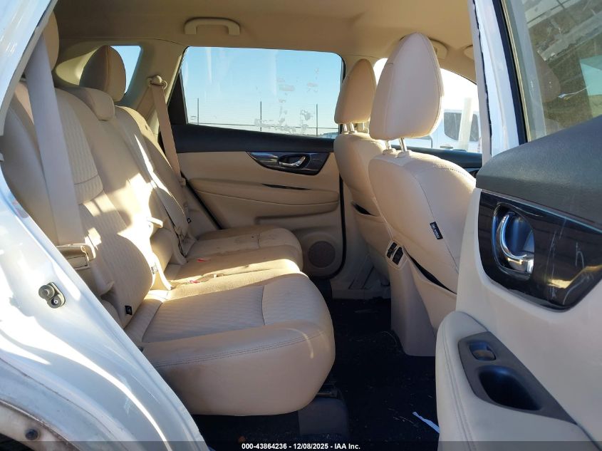 2017 Nissan Rogue Sv VIN: KNMAT2MT2HP593861 Lot: 43864236