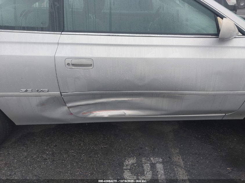 2000 Toyota Camry Solara Se V6 VIN: 2T1CF22P5YC421831 Lot: 43864279