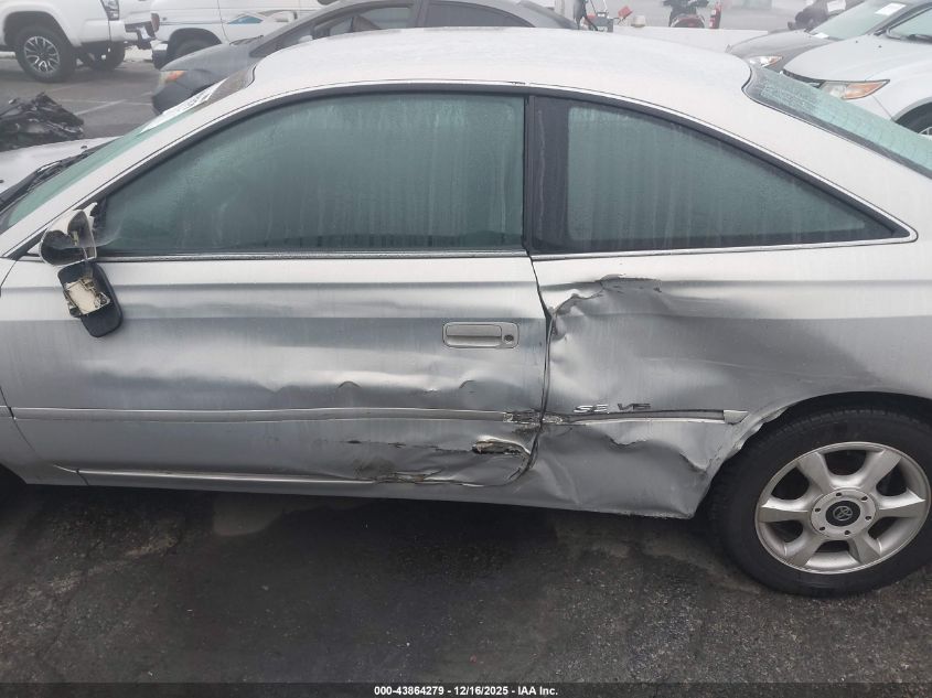 2000 Toyota Camry Solara Se V6 VIN: 2T1CF22P5YC421831 Lot: 43864279